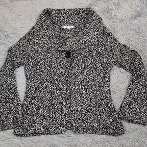 JM Collection Sweater Womens  S‎ Cardigan Soft Comfort Crochet One Button
